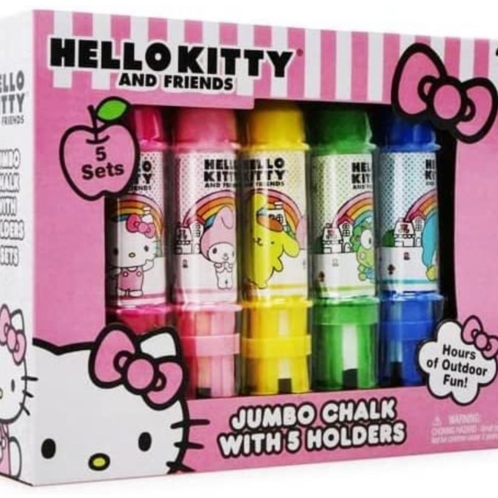 Sanrio Hello Kitty Jumbo Chalk with Holders